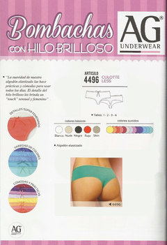 Culotte Less Algodon Basico Ana Grant. Art. 4496 en internet