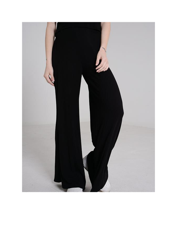 Pantalon Oxford Ancho Palazzo Algodon Morley Maria Pia 422