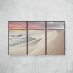 Composição janela sunset dunes na internet