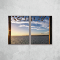 Sunset window I Díptico I - comprar online