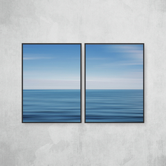 Blue horizon díptico - O2 Arts Quadros Personalizados