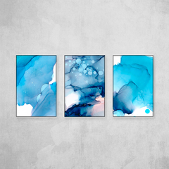 Abstract blue II - Trio - loja online