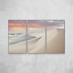 Sunset dunes tríptico