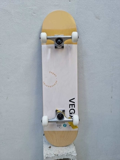 Skate completo Vegan maple yellow white wood