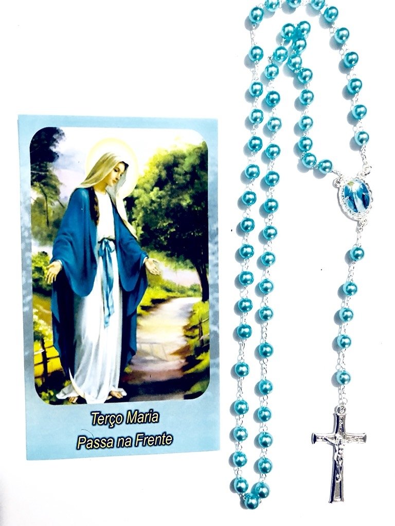 Terço Maria Passa na Frente - Comprar em Brunely