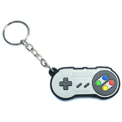 Chaveiro Geek Videogame Super Nintendo - Emborrachado 5cm - Plugados