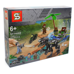 Bloco de Montar Dinossauro Alossauro Preto / Lego Jurassic World 175 Pcs 6+ SY - Plugados - comprar online