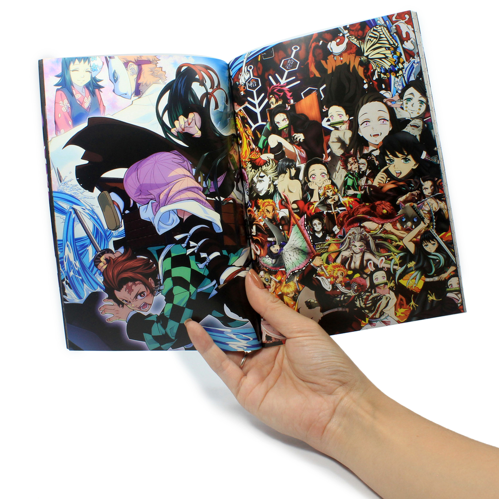 Livro Anime Demon Slayer Kimetsu No Yaiba 56 Paginas Anime Plugado Livro Anime Demon Slayer Kimetsu No Yaiba 56 Paginas Anime Plugado