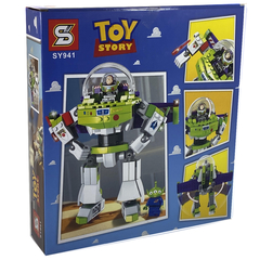 Imagem do Bloco de Montar / Lego Toy Story - Buzz Lightyear com Armadura + Alien - 243 Pçs - Plugados