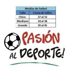 Medias De Futbol - Mf - Rojo - PASION AL DEPORTE