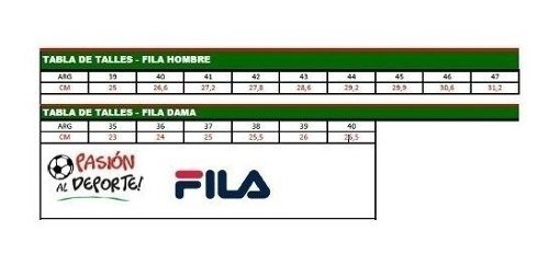 Zapatillas Fila Hombre Montana Solo Talle 40 - 510323