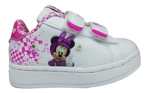 Zapatilla Addnice Bb Minnie Abrojo Con Luces - Bbminnie