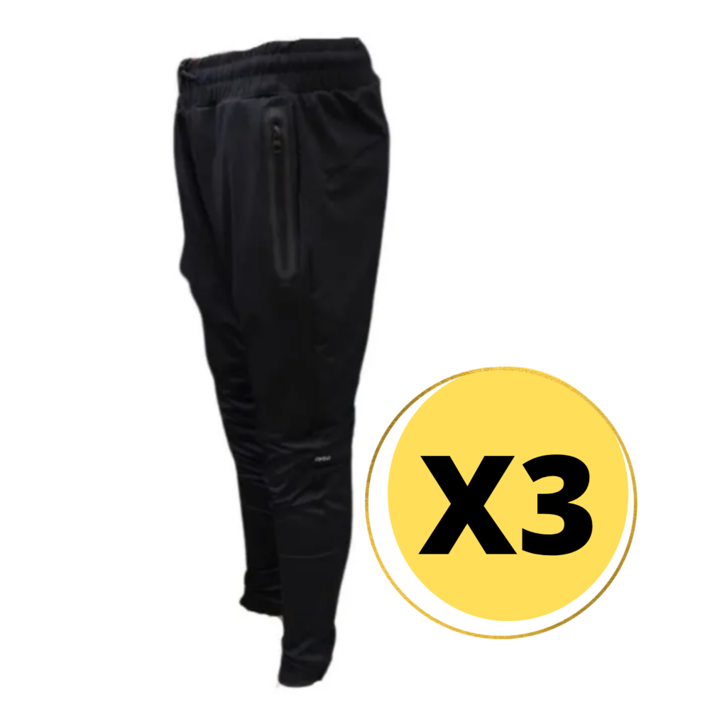 Pantalon Chupin Hombre Bolsillos Cierres Engomado X3 UNIDADES - Plycce