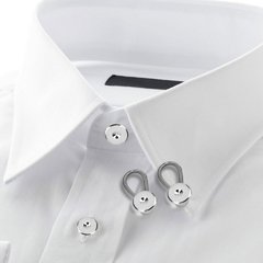 Botão Extensor De Colarinho Camisa Em Aço Inoxidável BE-03001 - loja online