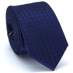 Gravata Slim Azul Marinho Textura Desenhada SL-19042