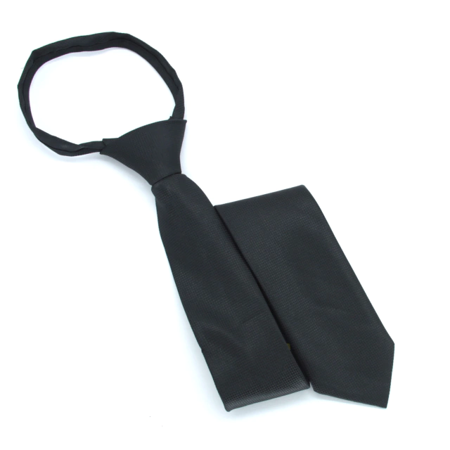 Gravata Masculina Com Zíper - Padrão Mini Quadrados Para Ocasiões Especiais
