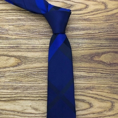 Gravata Slim Azul Marinho, Azul Royal e Preto SL-06036 - comprar online