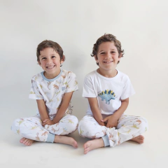 Pijama Blue Dinos - comprar online