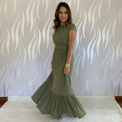 Vestido Ana Clara (Verde Folha) - comprar online