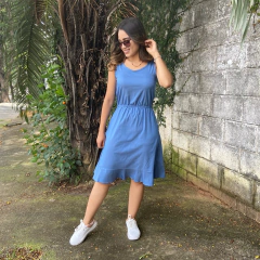 Vestido Cecilia (Jeans Azul) - Eclipsemodas.com