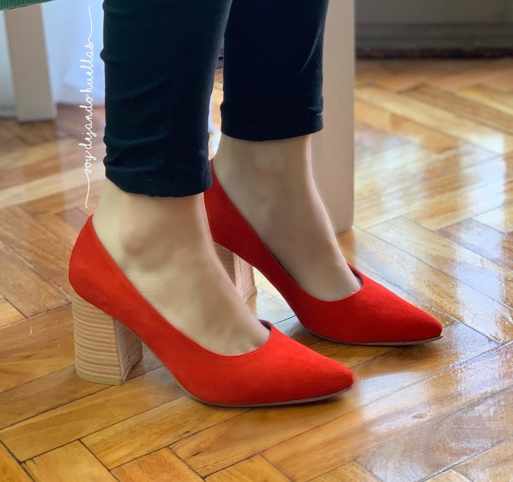 Stiletto 7560 Rojo - Comprar en Voy Dejando Huellas