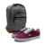 Combo Zapatilla Zathi Uva/Blanco + Mochila - comprar online
