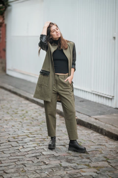 Baggy London Oliva - comprar online