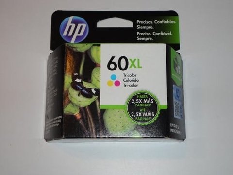 Cartucho H.P. Cc641 Wl 60 Xl Color