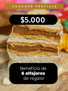 Pre- Viaje voucher x $5000 - comprar online