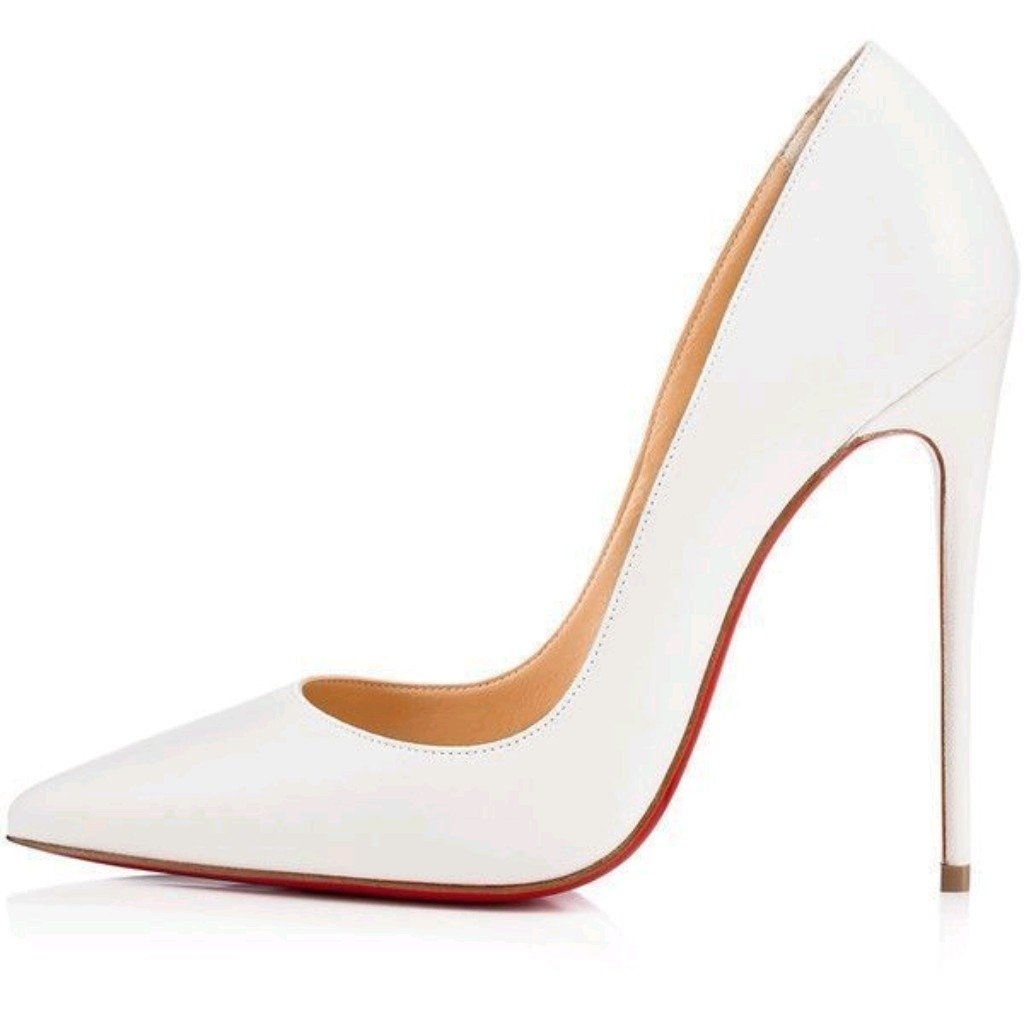 Sapato Christian Louboutin Bianca Python Branco Original - CSC28 | Etiqueta  Única