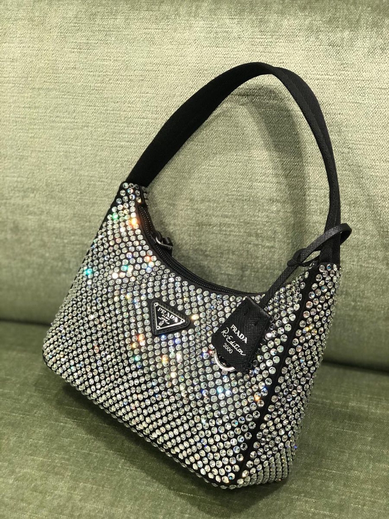 prada strass bolsa