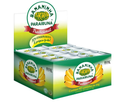 Bananinha Com açúcar Tradicional 36g Display 40un Paraibuna