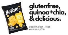 Snack de Quinoa + Chia Belive - Sabor Queijo Suíço - comprar online