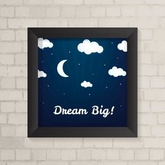 Quadro Infantil Dream Big Céu - comprar online