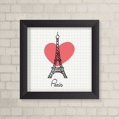 Quadro Casa Torre de Paris - comprar online