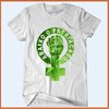 Camiseta Abaixo o patriarcado - verde - comprar online
