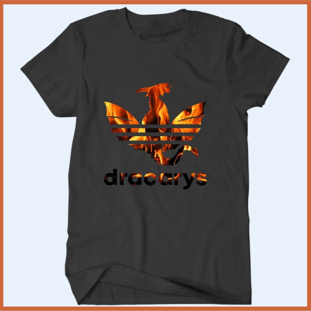 Camiseta Dracarys Adidas Fogo - Camisetas Rápido Shop