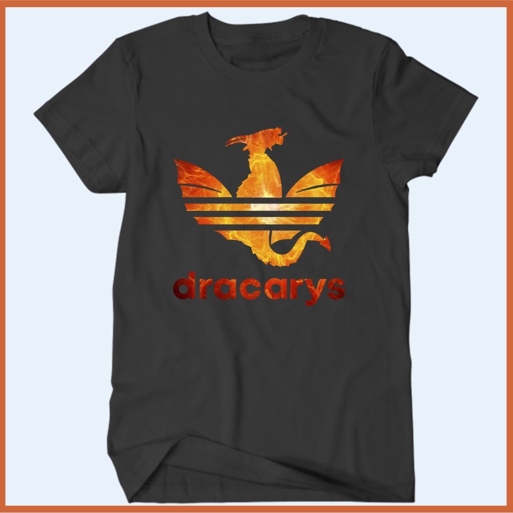 Camiseta Dracarys Adidas Fogo - Camisetas Rápido Shop