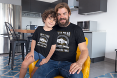 Camiseta Pai e Filho - Melhores amigos na internet