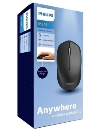 Mouse Inalambrico Philips M344 Usb Notebook Pc - comprar online