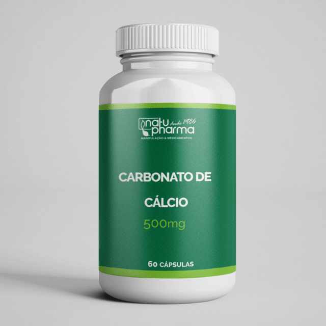 Carbonato de Cálcio - 500mg 60 cápsulas