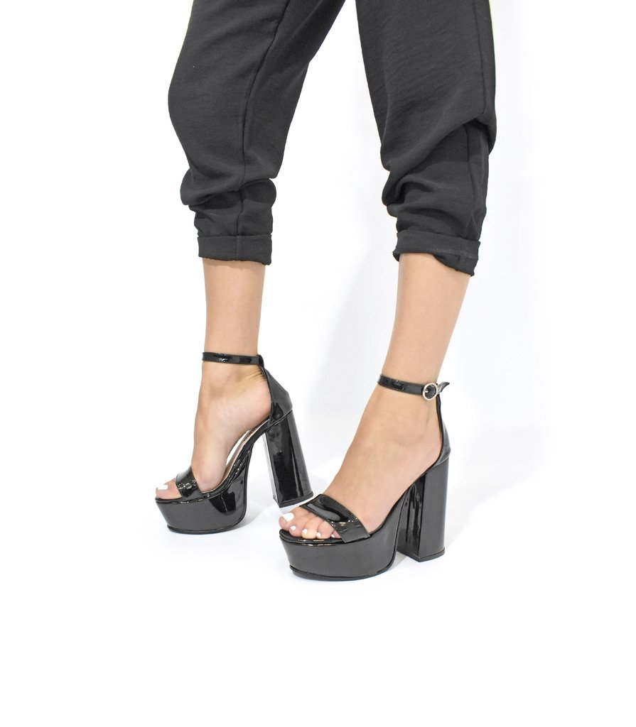 Sandalias con plataforma taco 12 cm . (G1116P86)
