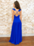 Vestido Festa Longo American - Azul Royal - loja online