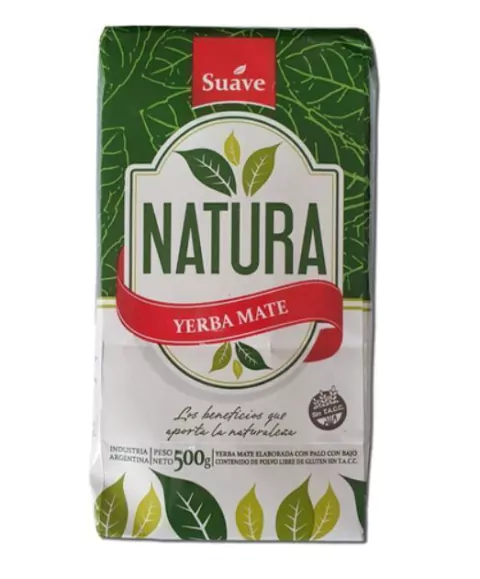 YERBA NATURA SUAVE 500G.