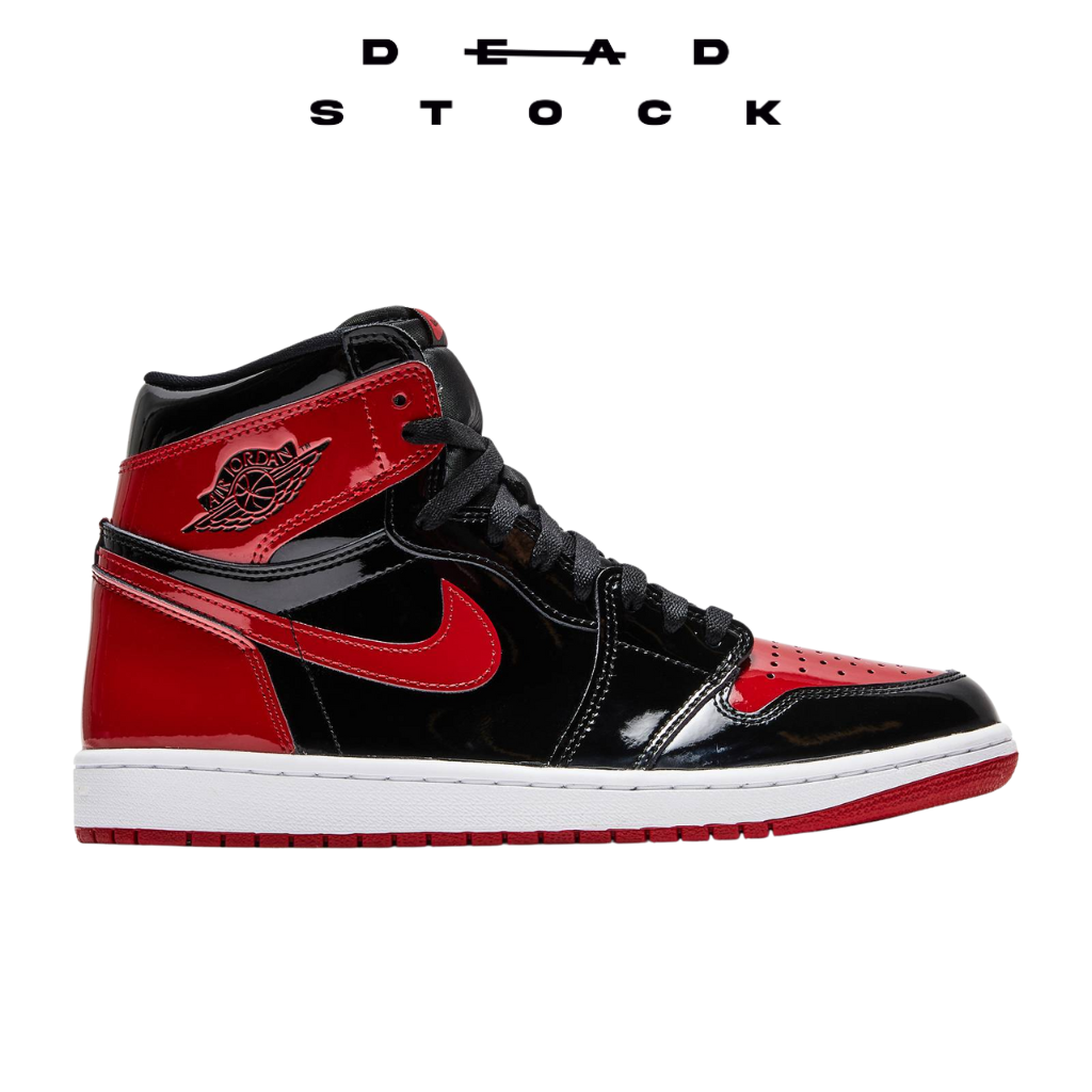 Jordan 1 Retro High OG Patent Bred Dead Stock Ar