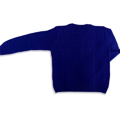 Sweater rombo azul 423605 - comprar online