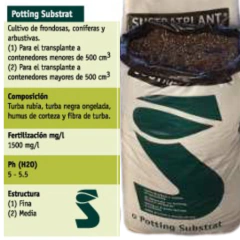 Sustrato Potting - ideal para cultivo en contenedores - comprar online
