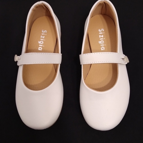 Zapatos Becerro blanco