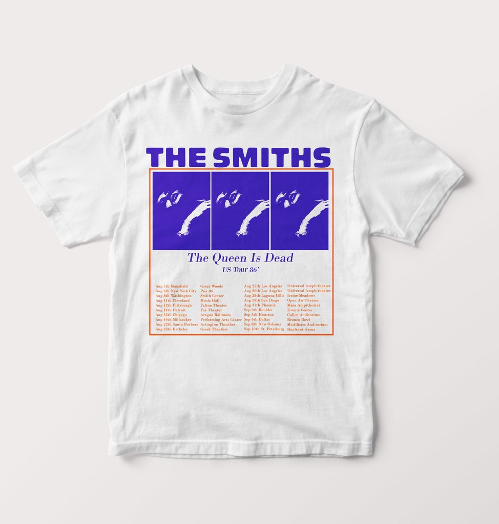 Camiseta the smiths tour 86 Clearance