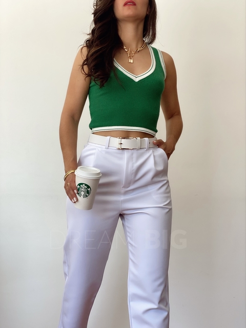 pantalón sastrero beige